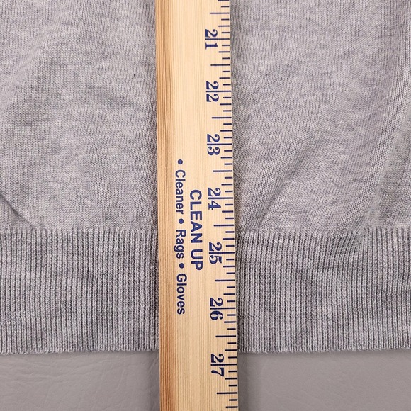 Jos. A. Bank Sweater Vest Mens XL Gray Argyle Leadbetter Golf 100% Pima Cotton - Picture 9 of 10